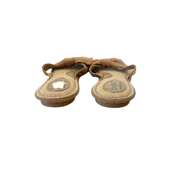 BOC Born Concept Beige Bow Thong Sandals Flip Flops Women’s Size 8 - Picture 4 of 7